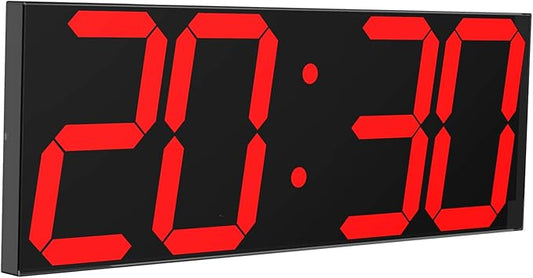 CHKOSDA LED Large Digital Wall Clock, Oversize Wall Clock by CHKOSDA