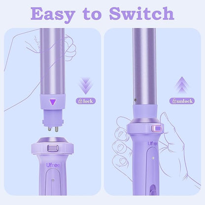 Birthday Gifts for Women, Ufree 5 in 1 Curling Iron - Image 6