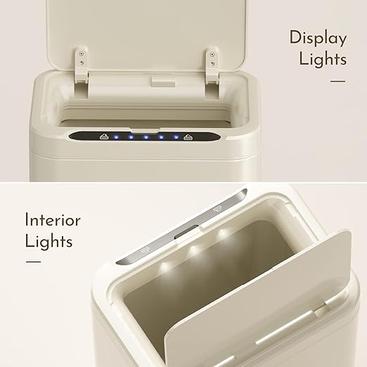 ELPHECO Stainless Steel Office Trash Can Motion Sensor Garbage Can Touchless - Image 7