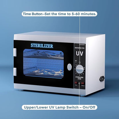 Yofuly Dual Lamp Sterilizer, 12L Large Sterilizer - Image 7