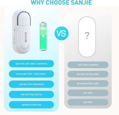 Sanjie Pool Door Alarms for Kids Safety/Home Security/Dementia, 4 Working Modes - Image 7