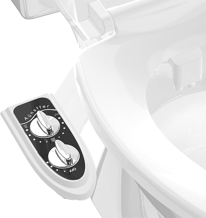 Bidet Toilet Attachment, Toilet Bidet Cold Water No-Electric, 3 Wash Modes by A%C3%BCnsffer