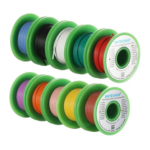 BNTECHGO 22 Gauge Silicone Wire Kit 10 Color Each 25 ft Flexible 22 AWG - Image 2