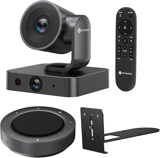4K Conference Room Camera System, AI Auto-Tracking PTZ Camera 15x Zoom by ACTIONSGLOBALUSINC