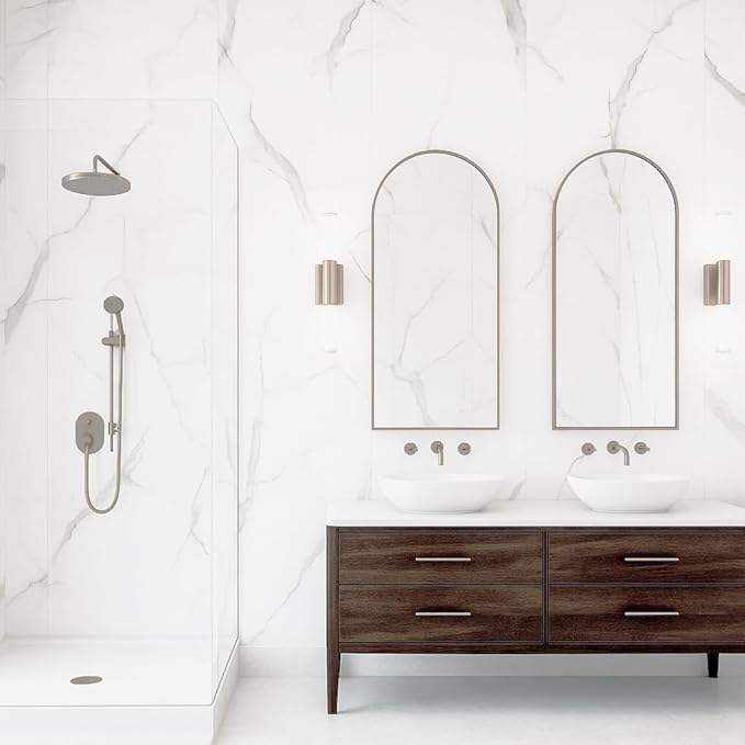 Dundee Deco Faux Marble Wall Panels - 2 ft X 4 ft - Glossy - Image 4