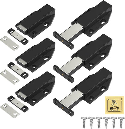Jiayi Push to Open Magnetic Door Latch Cabinet Hardware Heavy Duty Push Magnets by Jiayi
