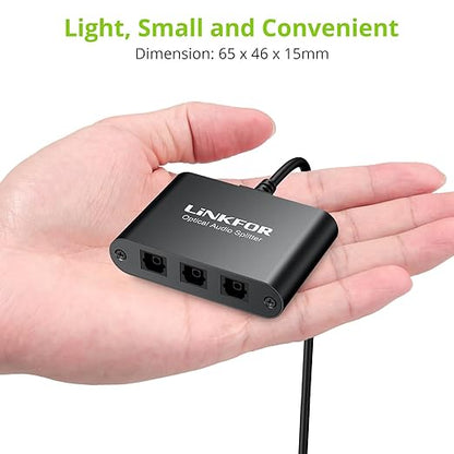 LiNKFOR Optical Cable Splitter 1x3 SPDIF Toslink - Image 7