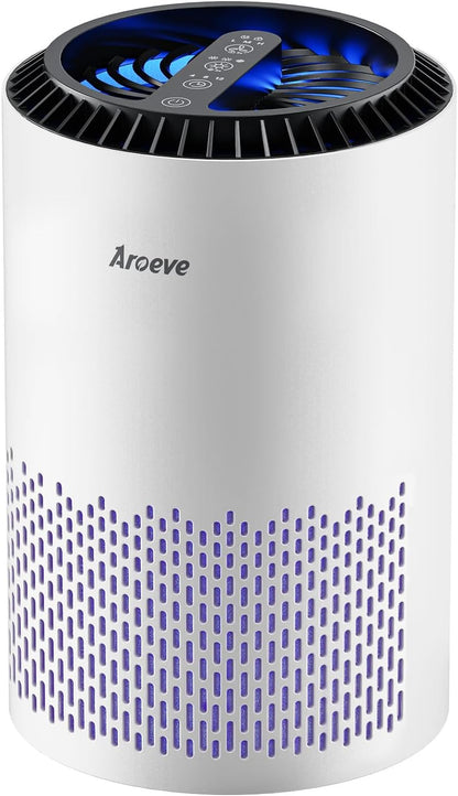 aroeve air purifiers for bedroom with sleep mode, main product view