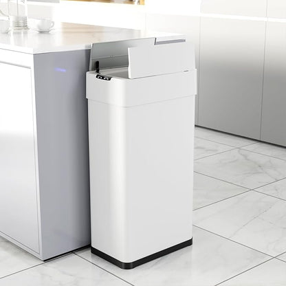TLSUNNY 21.1 Gallon Automatic Trash Can, Stainless Steel Motion Sensor Garbage - Image 9