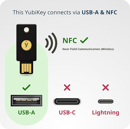 Yubico - YubiKey 5 NFC - Multi-Factor authentication Security Key and passkey - Image 7