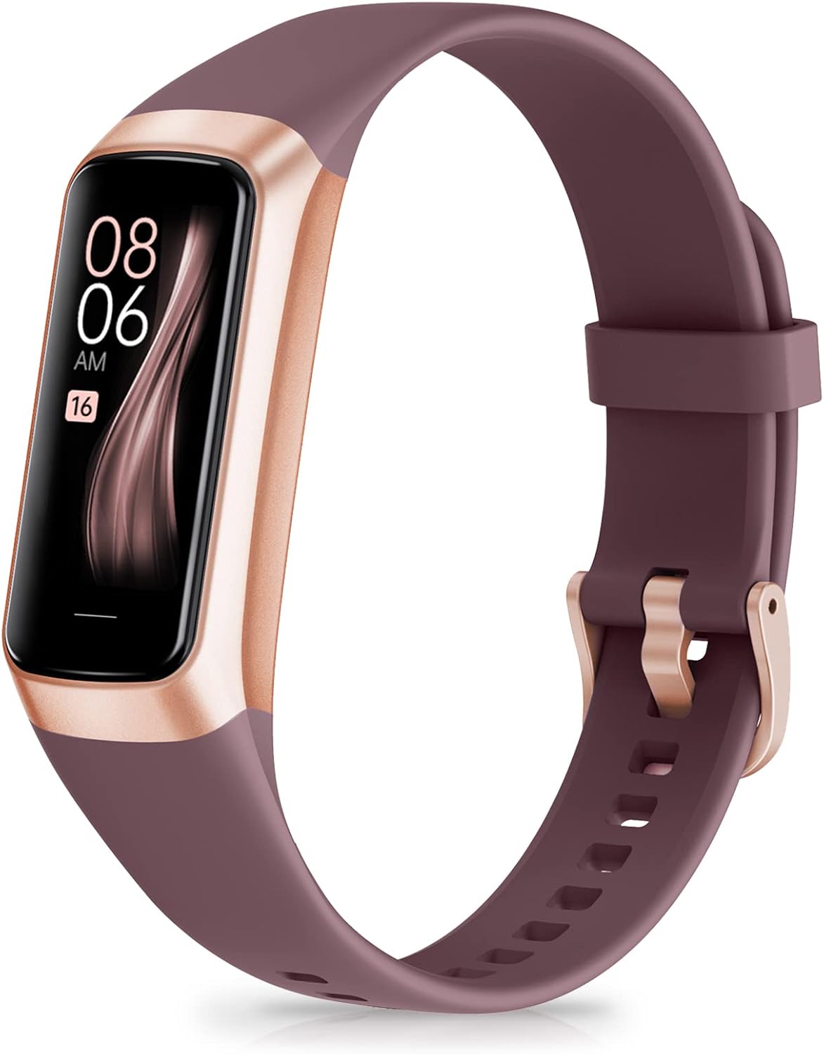 fitness tracker with step counter/calories/stopwatch, activity tracker, health, main product view