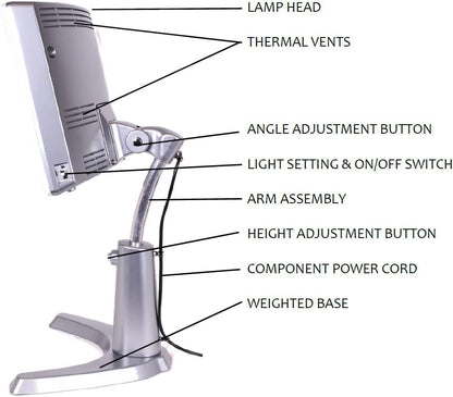 Carex Day-Light Classic Plus Sunlight Therapy Lamp - Image 5