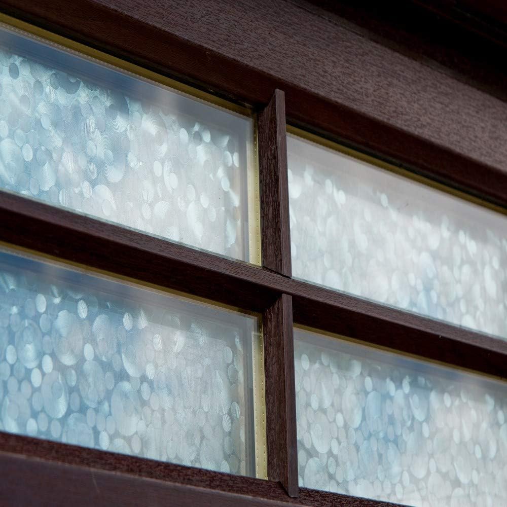d-c-fix 346-0276-2PKA Self-Adhesive Privacy Glass Window Film, 17" x 78" Roll, Pearl, 2-Pack with Applicator