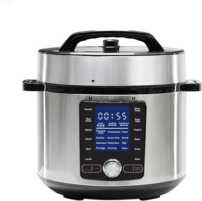 NEWBULIG 8.5 Quart Electric Pressure Cooker, Stainless Steel Multi Cooker by NEWBULIG