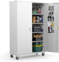 VINGLI Upgraded Wide & Deep Garage Storage Cabinet, Metal Storage Cabinet by VINGLI