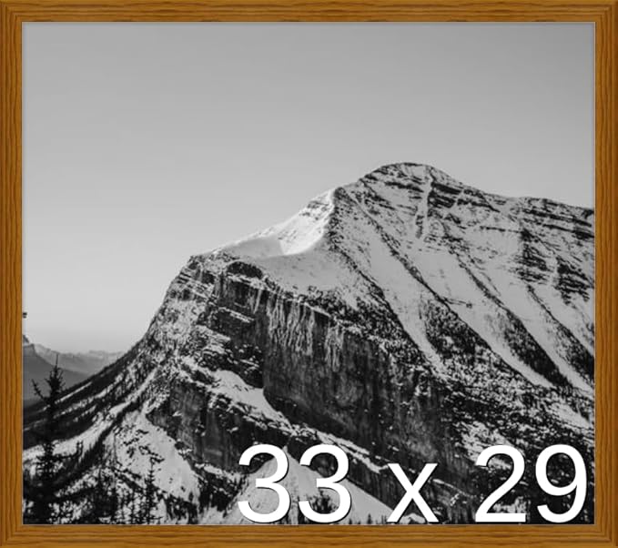 Frame It Easy 33 x 29 Hazel Wood Frame by FrameItEasy