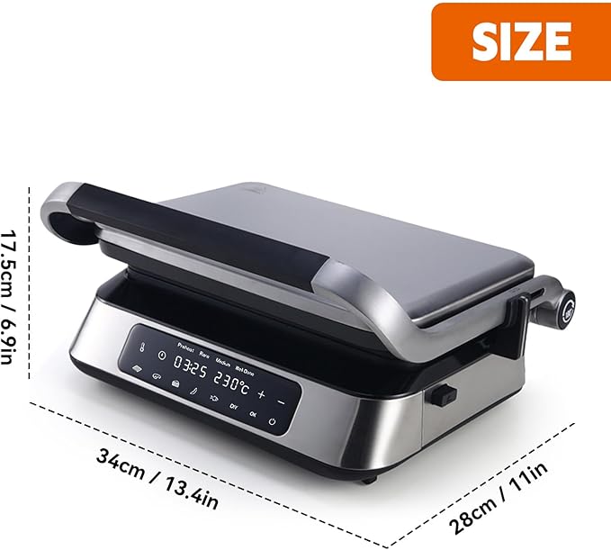 Panini Waffle Maker Combo | Panini Grill Press Sandwich Maker, Smokeless Indoor - Image 5