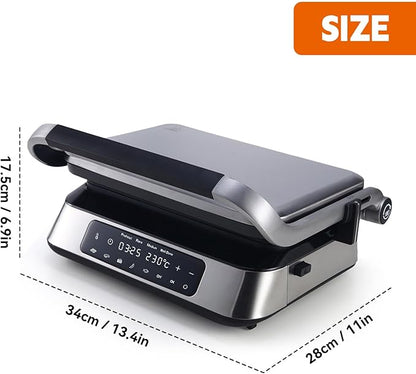 Panini Waffle Maker Combo | Panini Grill Press Sandwich Maker, Smokeless Indoor - Image 5