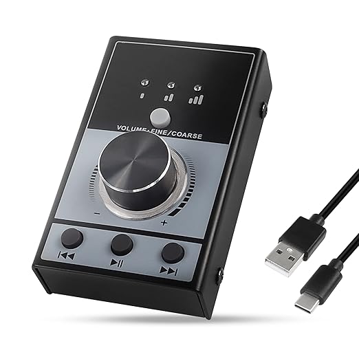 XMSJSIY USB Volume Knob Controller Multimedia Computer Sound Controller by XMSJSIY