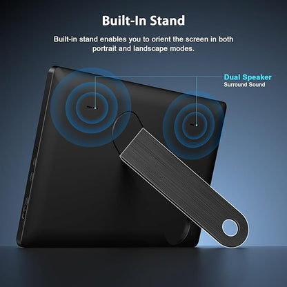 QQH Portable Monitor, 15.6" Portable Travel Monitor - Image 8