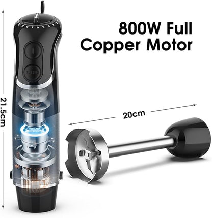 Blackcow Corded Immersion Blender Handheld - Image 3