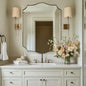 ANDY STAR Bathroom Vanity Mirror, 24x36 Irregular Wall Mirror, Asymmetrical by ANDYSTAR