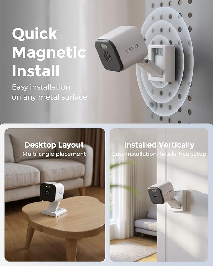 Devo CCAZ10 Security Camera 2K | Indoor &Outdoor|Baby Camera & Pet Monitor | - Image 5