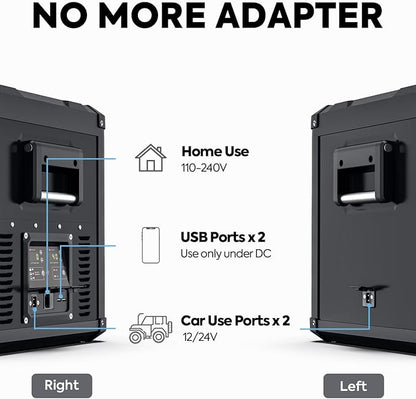 ICECO VL75 ProD Portable Refrigerator, Dual USB & DC 12/24V, AC 110-240V - Image 6
