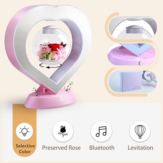 LoveLin Heart Preserved Rose Flowers - Image 6