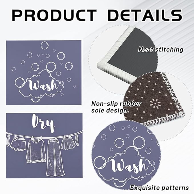 Esamploe Washer Dryer Countertop Mat, Washer and Dryer Topper Dust Proof Quick - Image 3