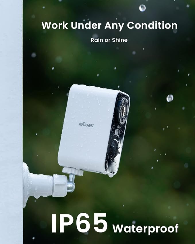 ieGeek Security Cameras Wireless Outdoor, 2K 3MP Battery Powered WiFi Security - Image 9