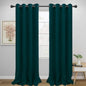 Easy-Going Blackout Curtains for Bedroom, Solid Thermal Insulated Grommet and by Easy-Going