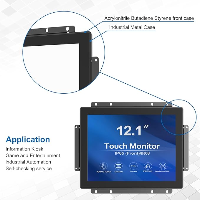 GreenTouch 12.1 Inch 1000 Nits High Brightness Display Capacitive Touchscreen - Image 5