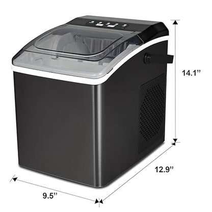 Koolatron Countertop Ice Maker – Nugget Ice Maker Makes 9 Pebble in 6 Mins - Image 7