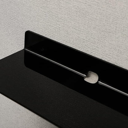IEEK 4 PCS Small Acrylic Floating Wall Shelves, 9 Inch Adhesive Display Shelf - Image 7