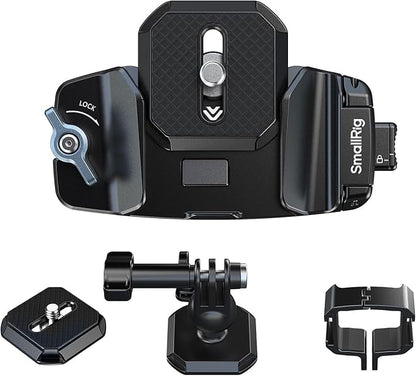 SMALLRIG Universal Three-in-One Camera Clip Kit, Quick Release System, Backpack by SmallRig