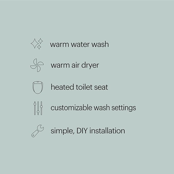 Brondell LE99 Bidet Toilet Seat, Fits Elongated Toilets, Electric Bidet - Image 4