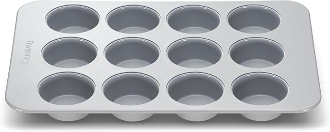 Caraway Non-Stick Ceramic 12-Cup Muffin Pan by Caraway