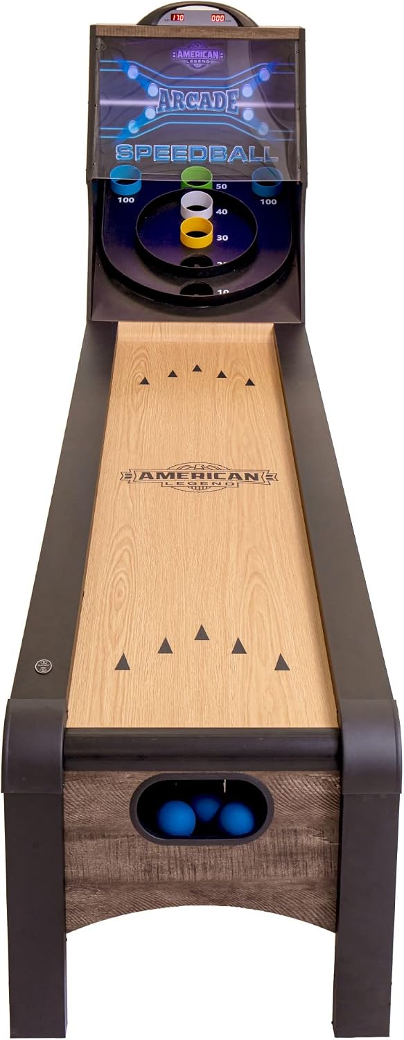 American Legend 9’ Arcade Speedball Game with Electronic Scoring, Automatic B...