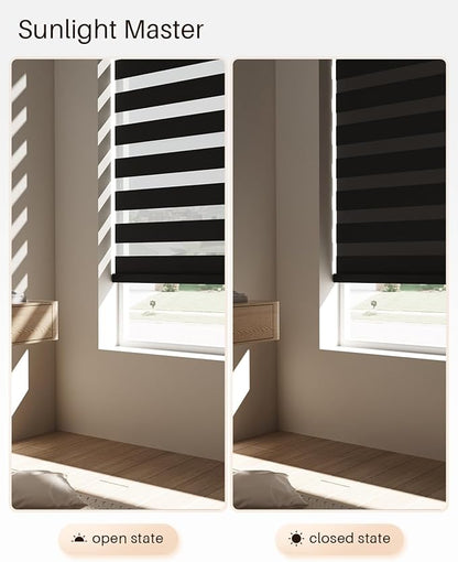 Smart Zebra Blinds for Windows, Alexa Motorized Blinds - Image 6