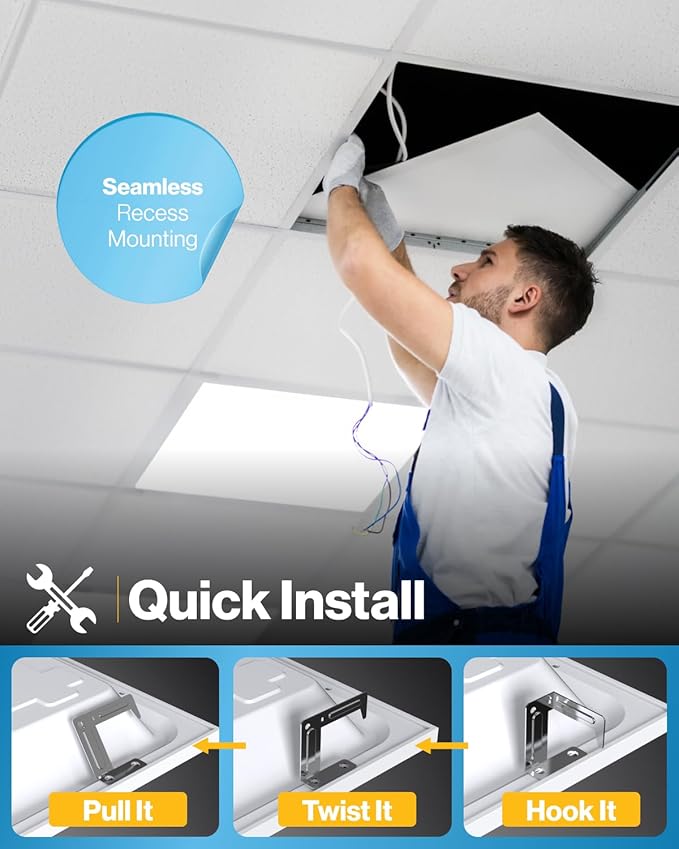 Sunco 24 Pack 2x2 LED Flat Panel Light - Image 4