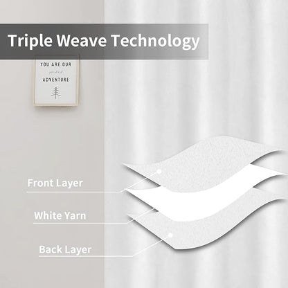 Easy-Going Blackout Curtains for Bedroom, Solid Thermal Insulated Grommet and - Image 3