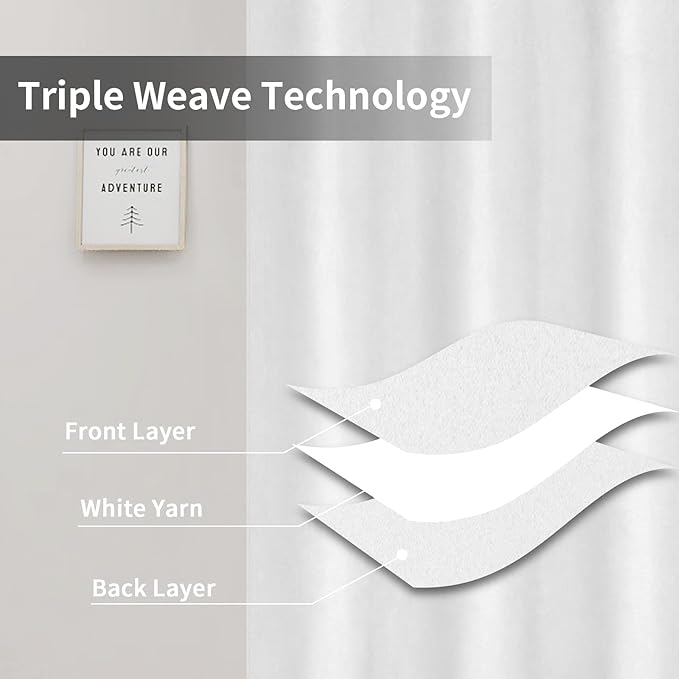 Easy-Going Blackout Curtains for Bedroom, Solid Thermal Insulated Grommet and - Image 3