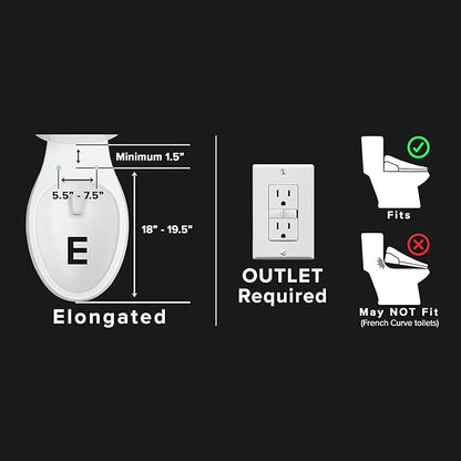 SmartBidet® SB-2000WE Electric Smart Bidet Toilet Seat - Image 12