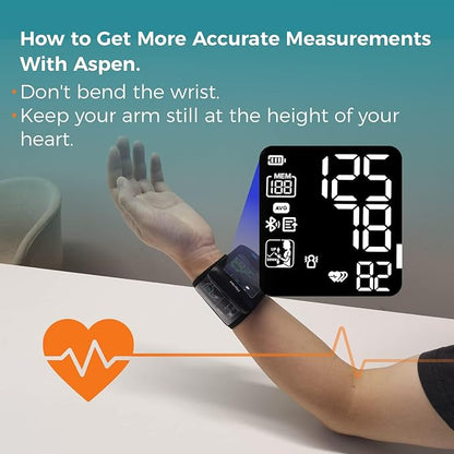 Meraw Blood Pressure Monitor Adult Cuff, Blood Pressure Cuff Monitor Wrist - Image 3