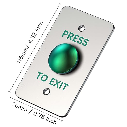 Push to Exit Button for Door Access Control - Image 2