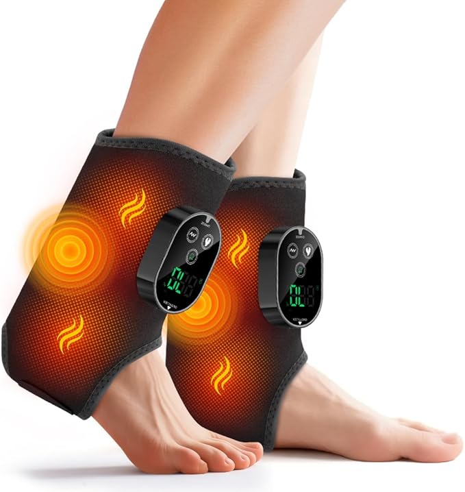 2-Pack Cordless Foot Massager for Neuropathy, Foot and Ankle Massager, Ankle by Unknown