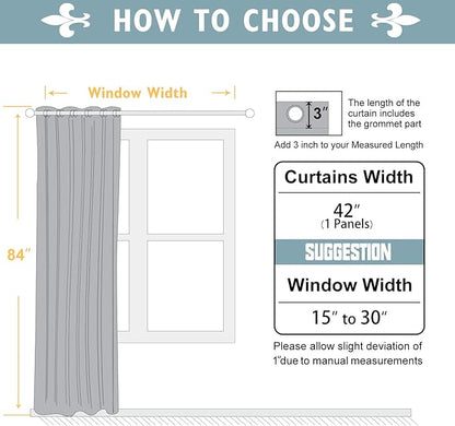 ChrisDowa Blackout Curtains 84 inches Long - Image 6