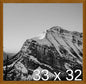 Frame It Easy 33 x 32 Hazel Wood Frame by FrameItEasy