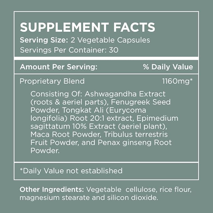 Pure for Men T-Support Supplement | Vegetarian Total Support for Men - Image 4